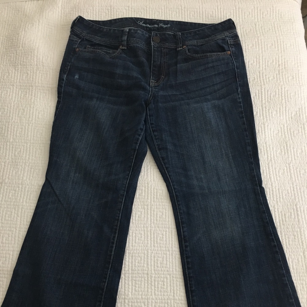 American Eagle stretch jeans ladies Sz 14 short